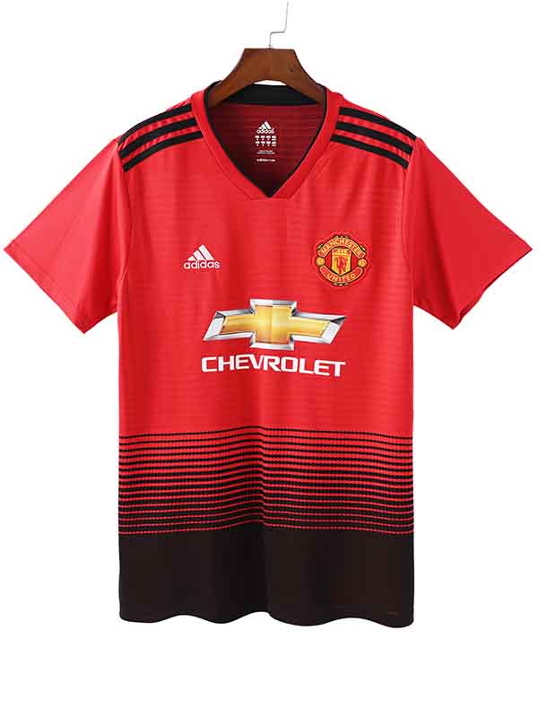 Manchester united home jersey mens retro shirt 2018-2019